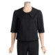 Atelier Oversized Point Collar Jacket - Stretch Cotton, 3/4 Sleeve (For Women)