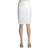 Atelier Stretch Cotton Skirt - Stitched Waistband (For Women)
