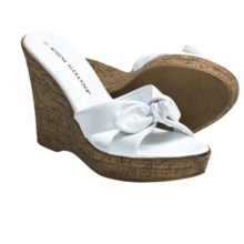 Athena Alexander Rusty Slides - Leather (For Women) in White - Closeouts
