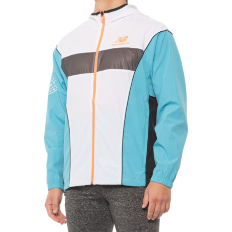 New Balance Athletics Wind Jacket (For Men) - VIRTUAL SKY (XL )