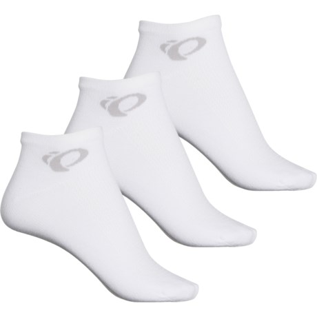 Pearl Izumi Attack Multisport Socks - 3-Pack, Ankle (For Women) - WHITE (M )