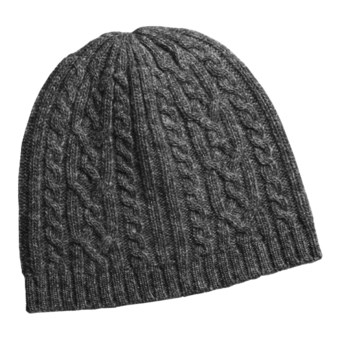 Auclair Cable-Knit Beanie Hat - Merino Wool (For Women)