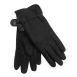 Auclair Deer Suede Gloves - Polyfleece Lining (For Women) 