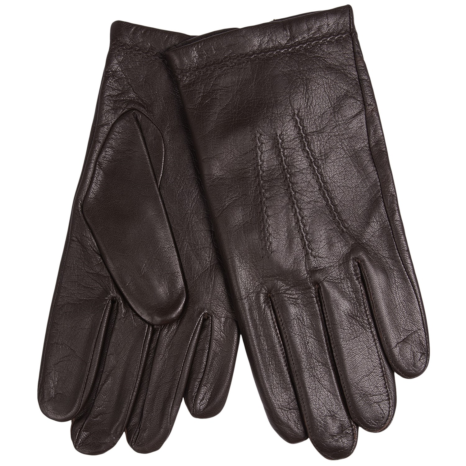 Auclair Glace Leather Gloves Cashmere Lining (For Men) Save 50