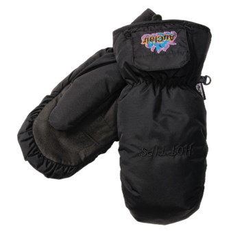 Auclair Heated Mittens - Waterproof, Insulated (For Men) in Black/Multi Logo