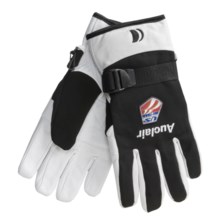 Auclair Mountain Worker Sheepskin Gloves - Insulated (For Men) in Black/White - Closeouts