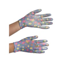 Auclair Nitrile Garden Gloves - Printed (For Women) in Powder Blue - Closeouts