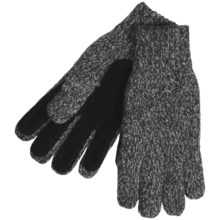 Auclair Ragg Wool Blend Gloves - Pig Suede Palm (For Men) in Grey - Closeouts