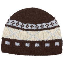 Auclair Six X Beanie Hat - Wool Blend (For Women) in Dark Brown - Closeouts