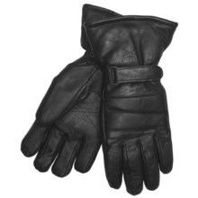 Auclair Snowmobile Gloves -  Goatskin, Insulated (For Men) in Black - Closeouts