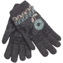 Auclair Soft Touch Gloves - Wool-Angora (For Women) in Flower - Closeouts