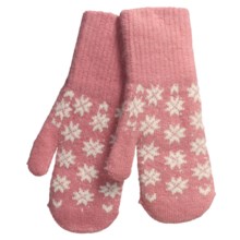 Auclair Soft Touch Mittens - Wool-Angora (For Women) in Pink - Closeouts