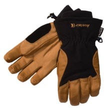 Auclair Total Soft Goatskin Gloves - Insulated (For Men and Women) in Camel - Closeouts