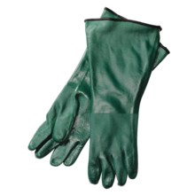 Auclair Waterproof PVC Gloves - Insulated, 17”  (For Men) in Green - Closeouts