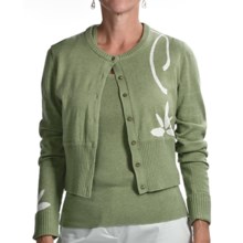 Audrey Talbott Aloe Crop Cardigan Sweater (For Women) in Jojoba - Closeouts