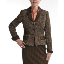 Audrey Talbott Basket Weave Melange Jacket (For Women) in Tan - Closeouts