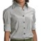 Audrey Talbott Ellen Detailed Shirt - Stretch Cotton, Short Sleeve (For Women) in Rosemary