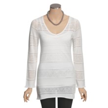 Audrey Talbott Ethel Tunic Shirt - Long Sleeve (For Women) in Optic White - Closeouts