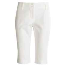 Audrey Talbott Hanky Walking Shorts - Cotton (For Women) in White - Closeouts