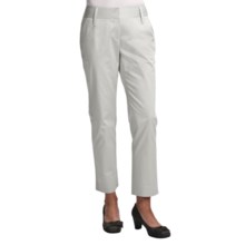Audrey Talbott Hapri Ankle Pants - Stretch Cotton (For Women) in White Lava - Closeouts