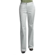 Audrey Talbott Hathaway Pants - Trouser Leg, Stretch Cotton (For Women) in White Lava - Closeouts