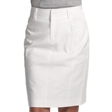 Audrey Talbott Houlihan Trouser Skirt - Stretch Cotton (For Women) in White - Closeouts