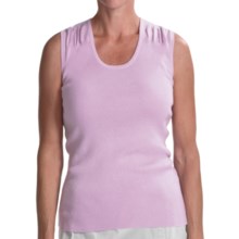 Audrey Talbott Lexz Ruched Shell - Sleeveless (For Women) in Lavender - Closeouts
