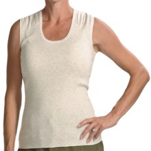 Audrey Talbott Lexz Ruched Shell - Sleeveless (For Women) in White Lava - Closeouts