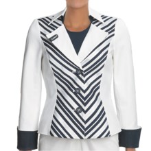 Audrey Talbott Maggie Jacket- Neckwear-Trim (For Women) in Regatta - Closeouts
