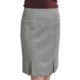 Audrey Talbott Pencil Skirt - Chevron Dobby Tick Stripe, Wool (For Women)