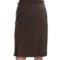 Audrey Talbott Pinstripe Pencil Skirt - Bias Insets (For Women) in Port Multi