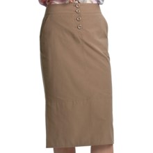 Audrey Talbott Sally Button-Fly Skirt - Cotton-Nylon (For Women) in Chino - Closeouts