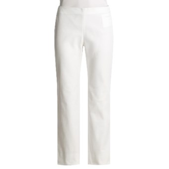 Audrey Talbott Twill Pants - Stretch Cotton (For Women) in White
