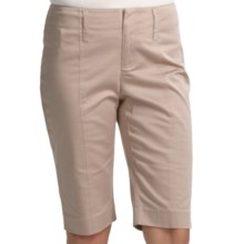 Audrey Talbott Wills Shorts - Stretch Cotton (For Women) in Khaki - Closeouts