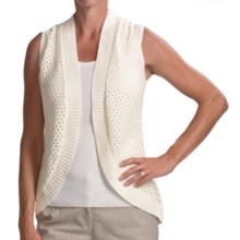 Audrey Talbott Zoe Racerback Vest - Mercerized Cotton (For Women) in White - Closeouts