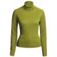 August Silk 4x2 Ribbed Turtleneck - Long Sleeve (For Women)