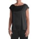 August Silk Charmeuse Wedge Shirt - Sleeveless (For Women)