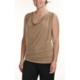 August Silk Drape Neck Shell - Stretch, Sleeveless (For Women)