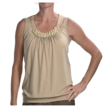 August Silk Pear & Chain Shirt - Sleeveless (For Women) in Enlightenment - Closeouts