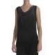 August Silk Rhinestone-Embellished Shirt - Sleeveless (For Women)