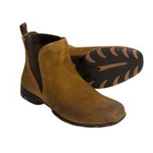 Auri Gigolo Chelsea Boots - Suede (For Men) in Tan Burnished - Closeouts