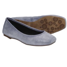 Auri Jamie Ballerina Flats - Leather (For Women) in Lavendar Metallic - Closeouts