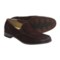 Auri Marcus Venetian Shoes - Leather, Slip-Ons (For Men) in Chocolate Burnished Suede
