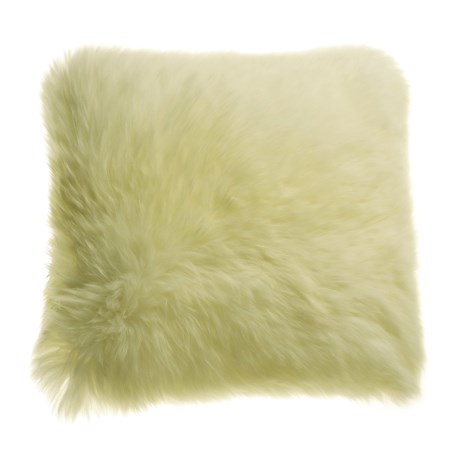 Auskin Longwool Sheepskin Pillow 18 Square
