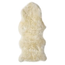 66%OFF 毛皮 Auskin粗く長く毛をした羊シープスキンウッドランズ特大ペルトラグ Auskin Longwool Sheepskin Woodlands Oversized Pelt Rug画像