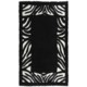 Auskin Zebra Designer Sheepskin Rug - Rectangular, 6x9'