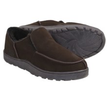 Aussie Dogs Base Shearling-Lined Shoes - Slip-Ons (For Men and Women) in Chocolate - Closeouts