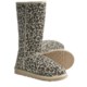Aussie Dogs Leopard Shearling Boots (For Women)