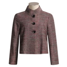 Austin Reed Silk-Rich Jacket - Pinterton Weave (For Women) in Tulip - Closeouts