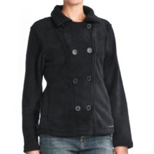 Avalanche Wear Boston Pea Coat - Fleece (For Women) in Black - Closeouts